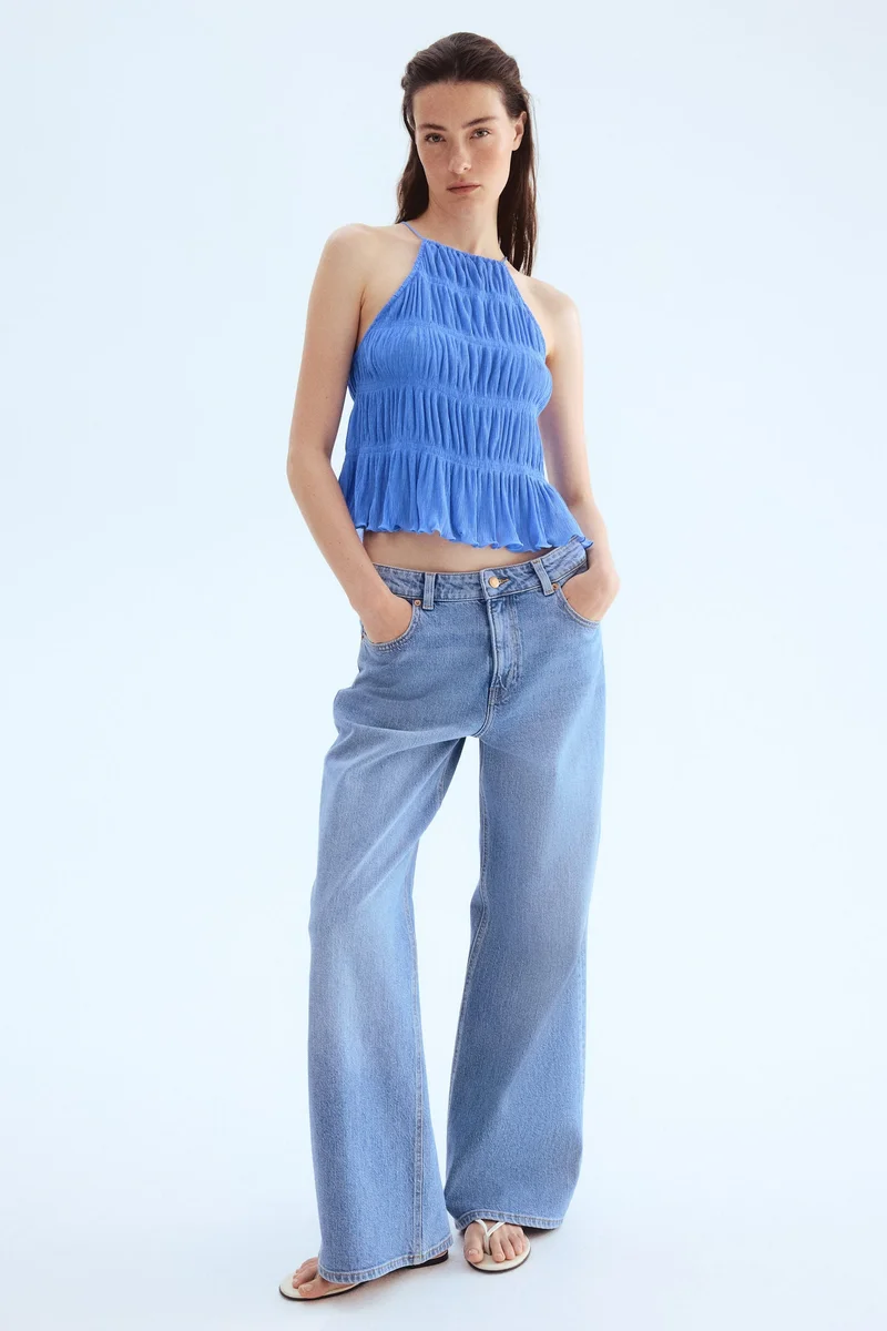 H&M Smocked strappy top