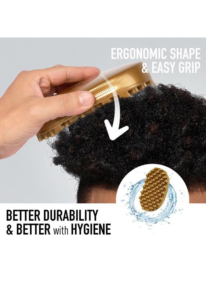 Red by Kiss Bow Wow X Twist King Luxury Twist Styler Washable and Durable Twist Brush for Afro Curl- Slim and Light (Gold) - Image 4