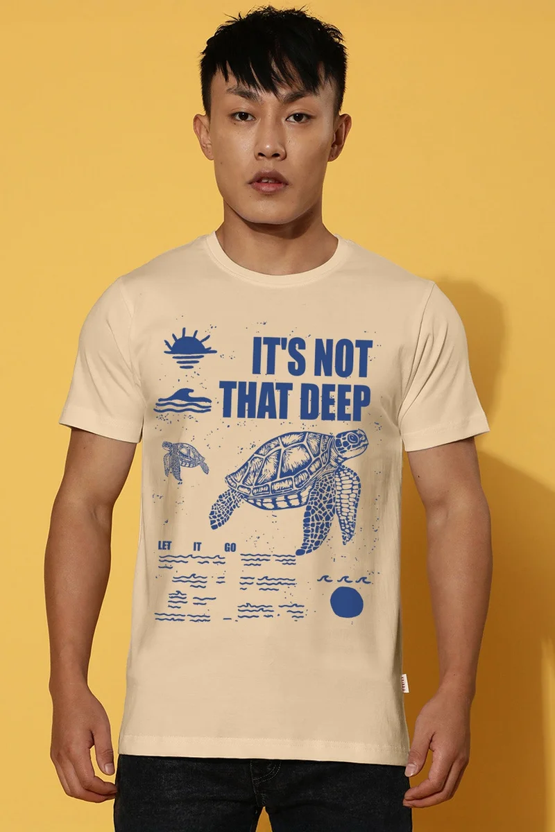 فيردو Veirdo Men’s Oversized , Plus Size  & Regular Fit T-Shirt | Premium Cotton Casual Tee