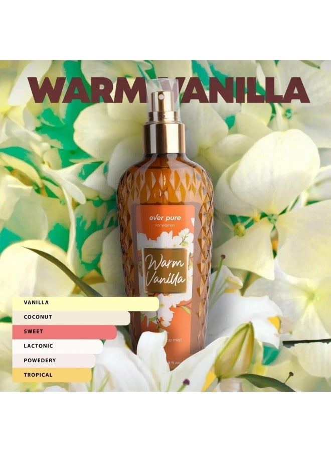 ever pure Fragrance Mist for Women Warm Vanilla 75ml - Image 2