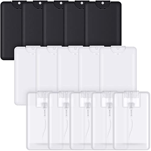 Patelai 30 Pcs 20 ml Perfume Spray Bottles Cardcase Like Plastic Refillable Fine Mist Spray Dispenser Portable Moisturizing Sprayer Box Empty Travel Bottle for Makeup Cosmetic Essential Oil - Image 1
