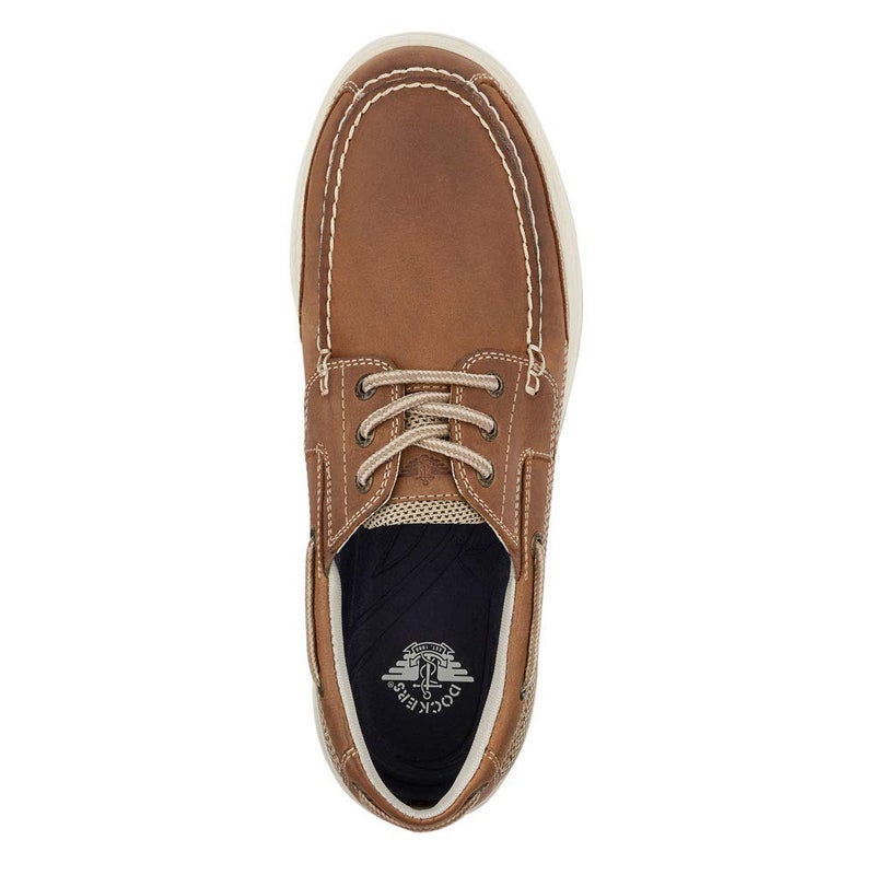 Dockers Men's Beacon Boat Shoe, Dark Tan, 10 Wide - Image 2