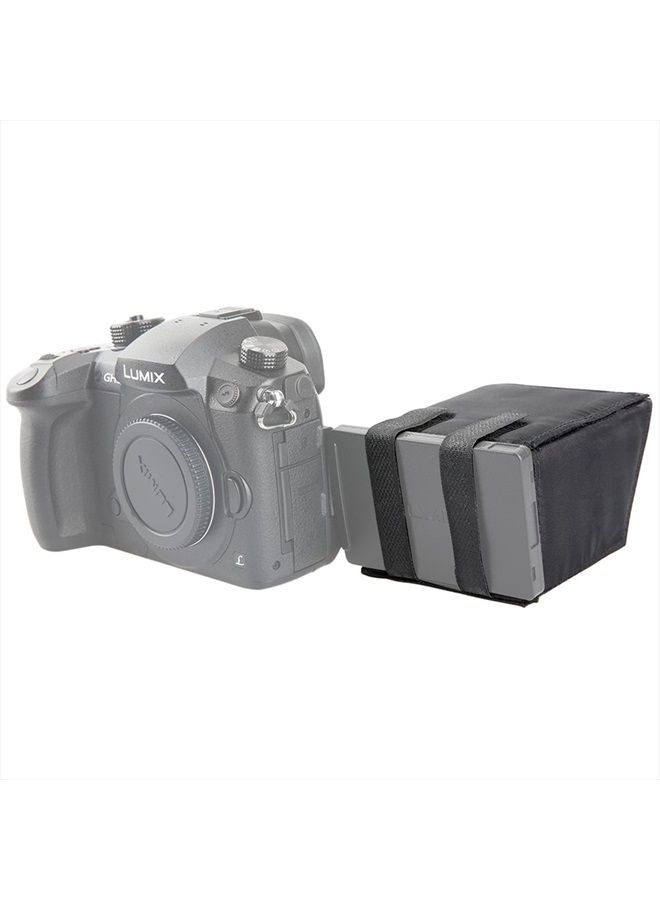NICEYRIG Sun Shade for Panasonic Lumix G85/GH5/GH5s/GH4/GX8/G7, Foldable Camera Sunhood - 151 - Image 2