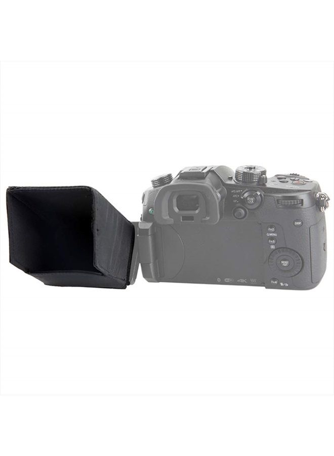 NICEYRIG Sun Shade for Panasonic Lumix G85/GH5/GH5s/GH4/GX8/G7, Foldable Camera Sunhood - 151 - Image 3