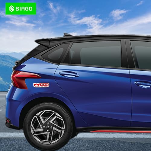 SIAGO SIA262 Premium 4x4 Seventy Five Years Metal Car Sticker - Durable & Stylish Auto Emblem for Vehicles - Customizable Designs - Easy Installation - Weather-Resistant & Long-Lasting - Image 4