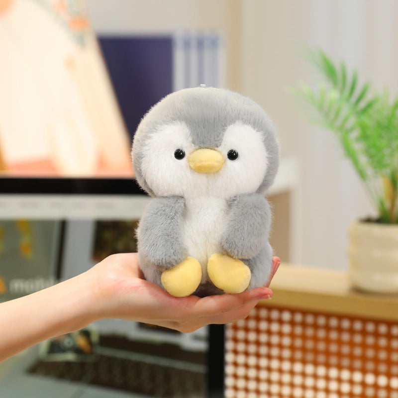 Ditucu PalmSized Penguin Stuffed Animals Cute Soft Plush Doll Small Plushies Toys Gifts for Kids Grey 6 inch - Image 3