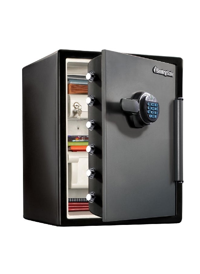 SentrySafe - Waterproof and Fireproof Digital Combi Safe Grey and Black 57kg SSSFW205FYC - Image 1