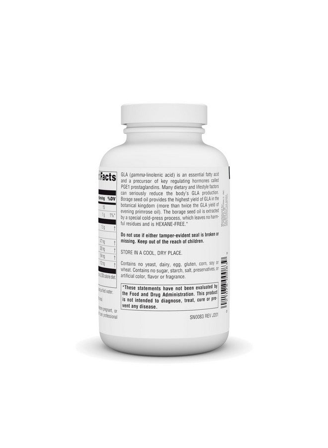 سورس ناتشورالز Source Naturals Mega-GLA 300 - زيت بذور لسان الثور الخالي من الهكسين - 120 كبسولة هلامية - Image 3