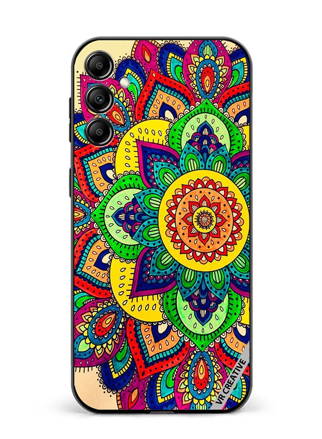 VR CREATIVE Protective Case Cover For Samsung Galaxy A34 Mandala Design Multicolour - Image 1