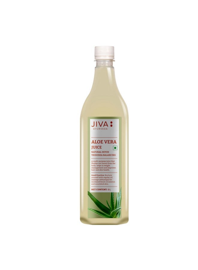 Jiva Aloe Vera Juice - 1000ml (Pack of 2) | For Adults Boosts Immunity and Digestion | Natural for Skin Care | No Added Sugar | Ayurvedic Health Juice - Image 2