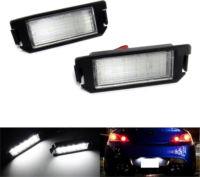 Wivplex 2x LED License Plate Light for Various Car Models - Image 2