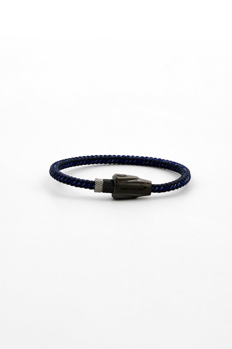 McLaren Men Torque Leather Bracelet, Multicolor  - Image 3