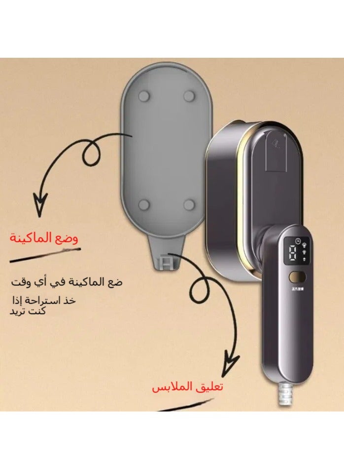general Handheld Garment Steamer Mini Iron Portable Ironer Folding Garment Steamer Three-speed Steam Iron - Image 2