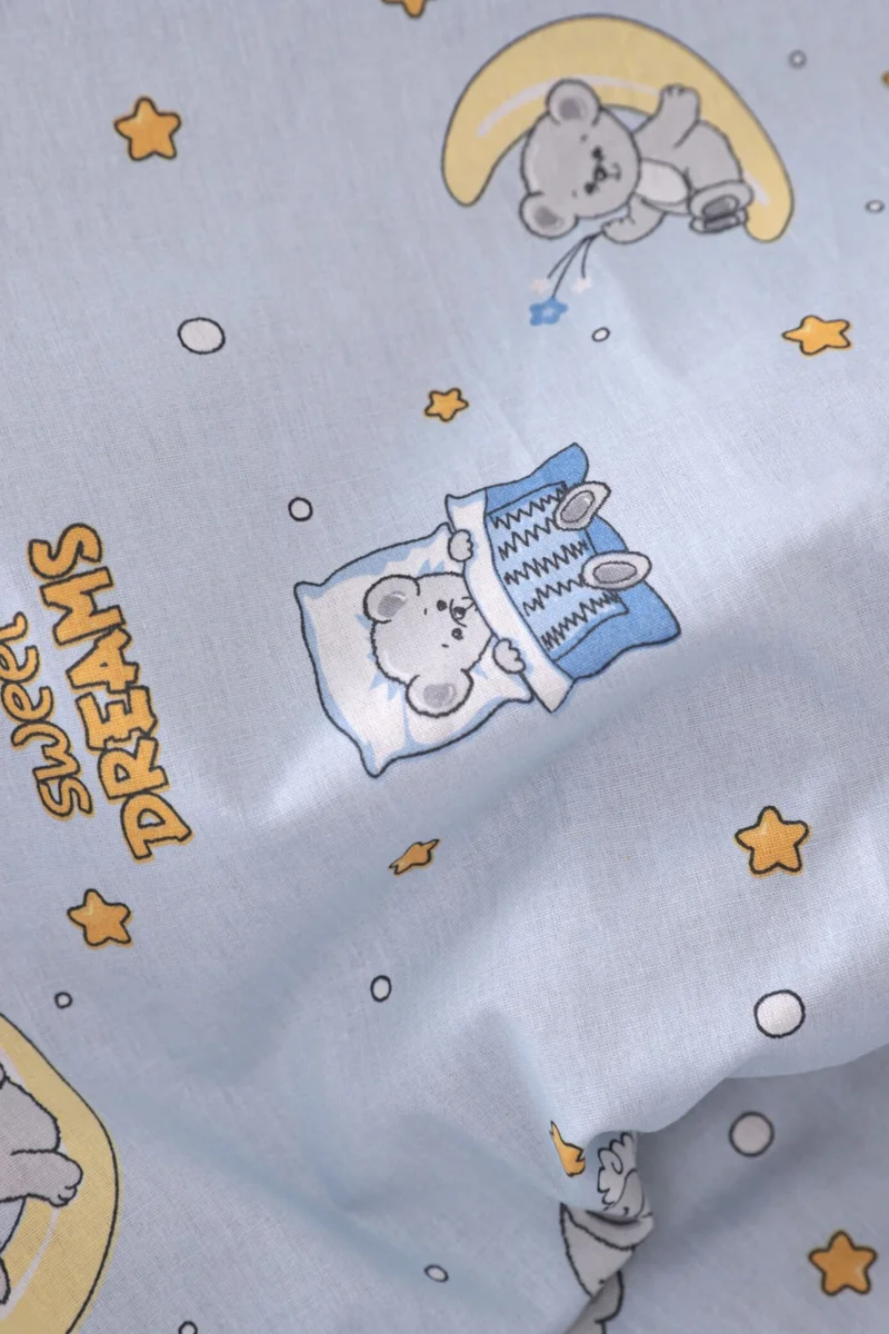 Favora Baby 100% Cotton Dream Sweet Baby Duvet Cover Set - Blue