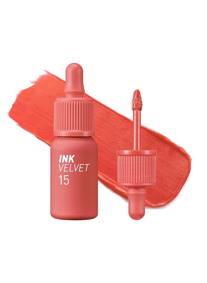 أحمر شفاه Ink The Velvet - لون عالي الصبغة، يدوم طويلاً، خفيف الوزن، لم يتم اختباره على الحيوانات، خالٍ من الجلوتين والبارابين (015 Beauty Peak Rose (جديد))