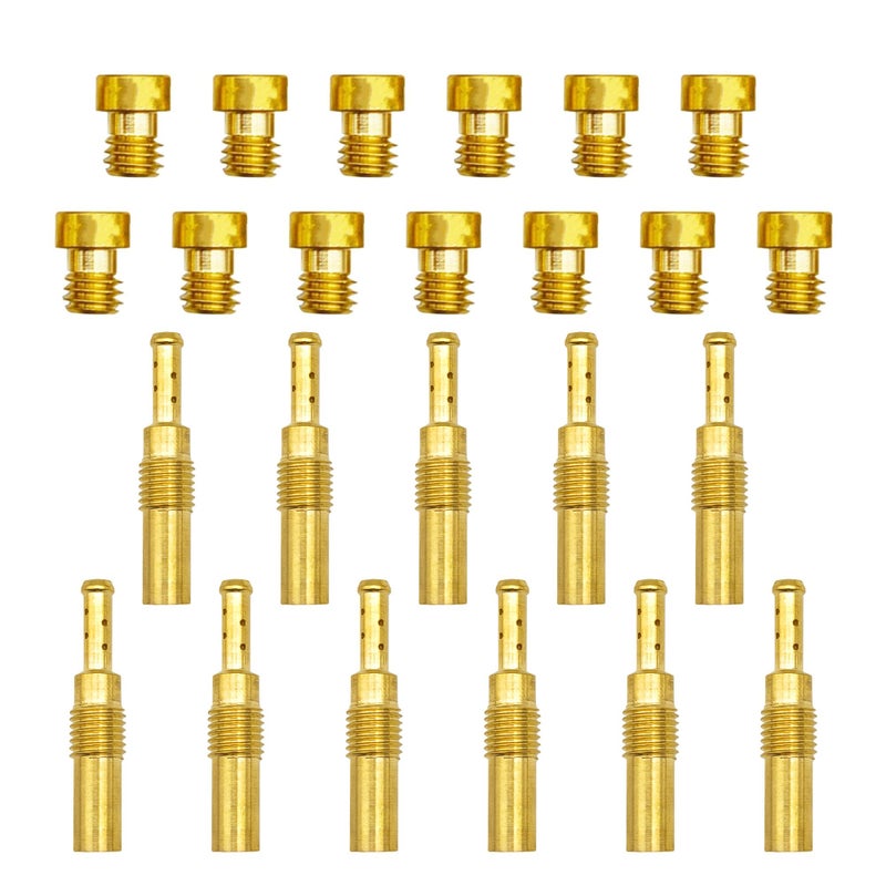 YGQ 24Pcs Carburetor Main Pilot Jet Kit for Nibbi PWK Keihin Honda CVK Yamaha OKO GY6 PWM PE FCR-MX PJ 99101-393 N424-21 - Image 1