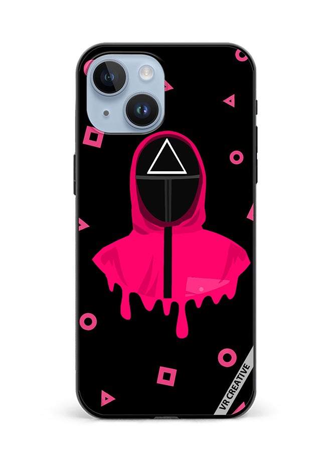 VR CREATIVE Protective Case Cover For Apple iPhone 15 Plus Squid Game Design Multicolour - Image 1