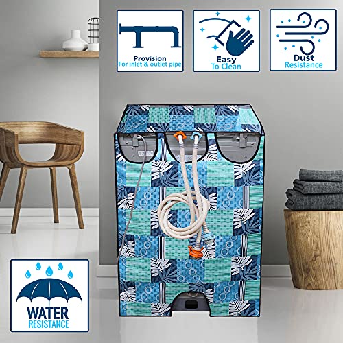 Star Weaves Washing Machine Cover For Fully Automatic Top Load Whirlpool 7.5Kg 360 Degree Bloomwash Pro Model - Waterproof & Dustproof Cover - FABKUM43 - Image 4