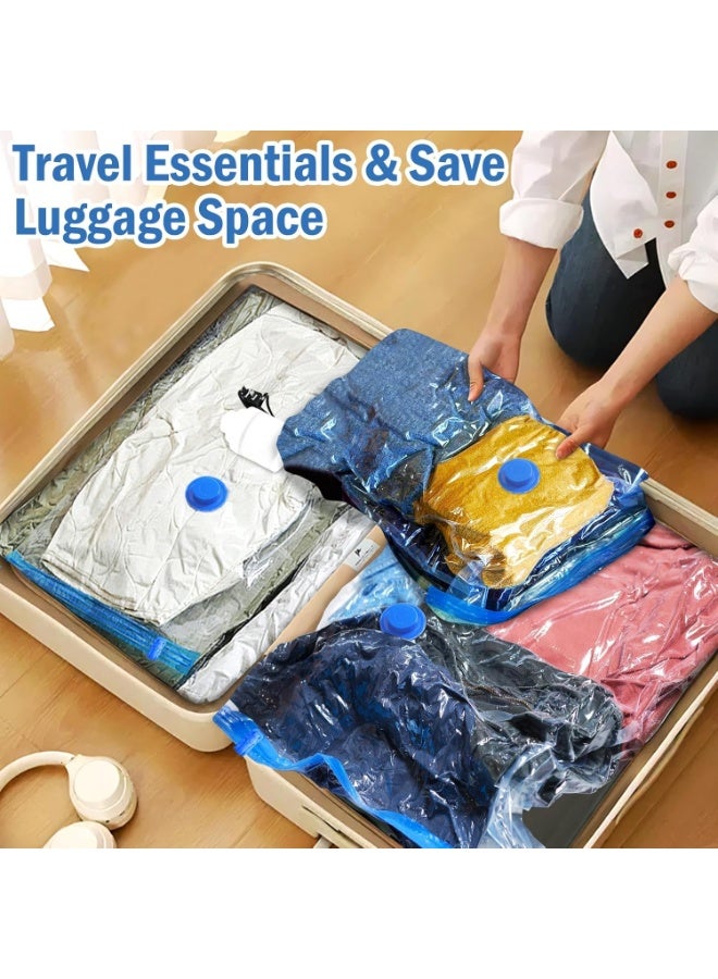 MOMENT 16 Pack Vacuum Storage Bags with Electric Pump, (4 Jumbo, 4 Large, 4 Medium, 4 Small, Bags) Space Saver Bag for Clothes, Mattress, Blanket, Duvets, Pillows, Comforters,Travel - Image 4