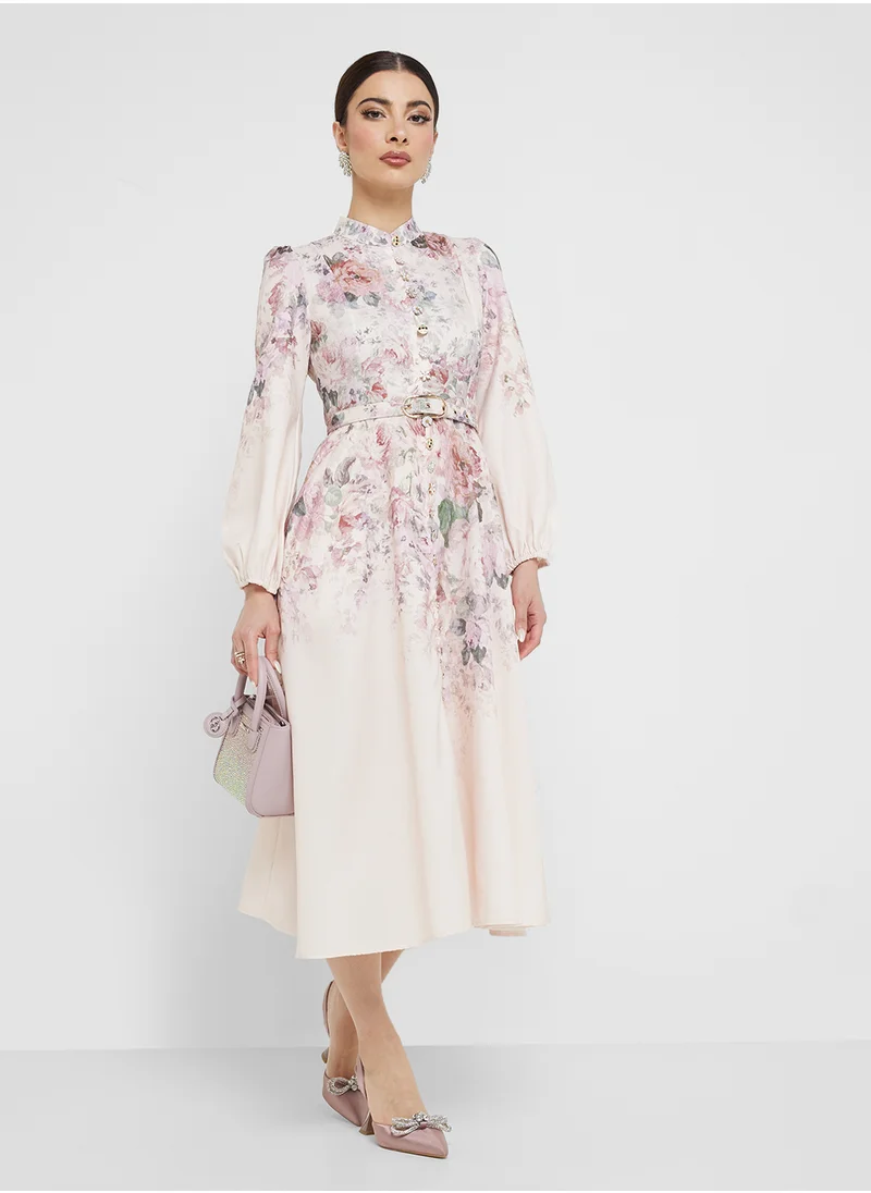 Khizana Floral Print Dress