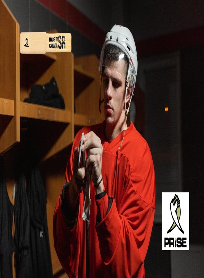 Prise Inc Prise | Solid Hockey Wood Stick Extention that fits All Composite Hockey Sticks. You can Extend Your Stick up to 12 inches. Very Robust, the tip is Made of Hardwood and Handmade (Senior 3'') - Image 2