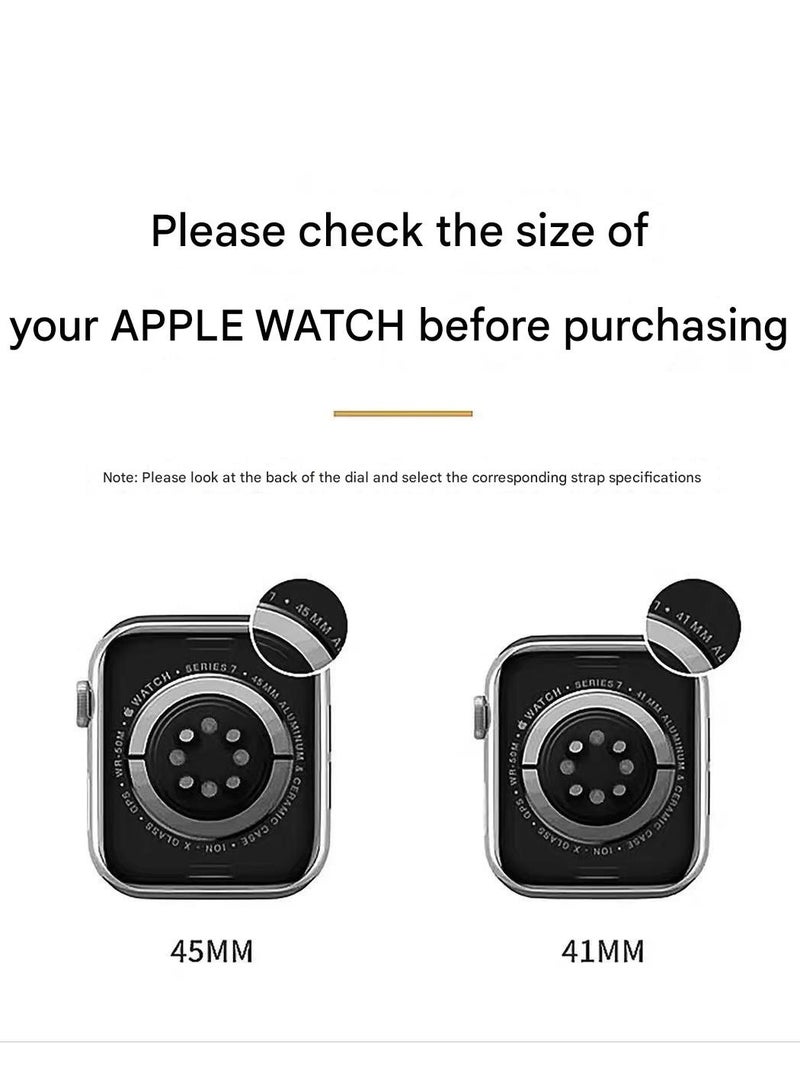 Watch Band Compatible for Apple Watch Series Band 38mm 40mm 41mm 42mm women, Genuine Leather Double Tour Designed Slim Replacement Strap for iWatch Series10 9 8 7 6 SE - Image 5