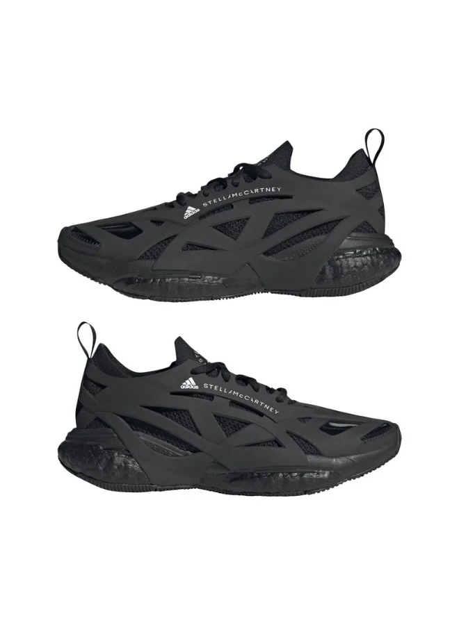 اديداس Adidas Asmc Solarglide Black Running Shoes For Women 3.5
