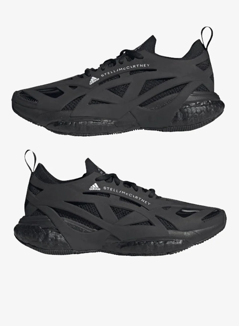 adidas أسيكس سولار جلايد سنيكرز جري نسائي أسود 3.5