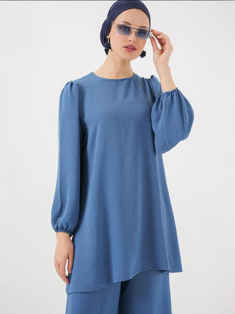 BIG DART BDART Tunic & Wide Leg Pants Two-Piece Coord Set