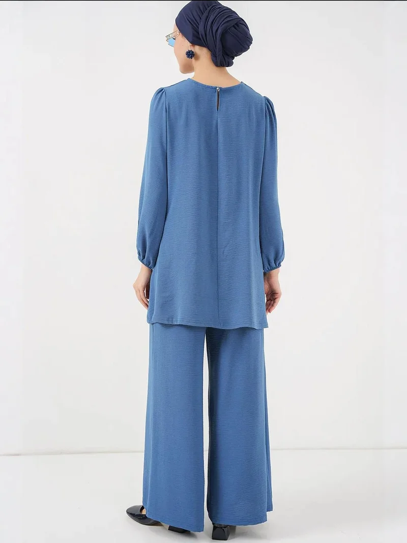 BIG DART BDART Tunic & Wide Leg Pants Two-Piece Coord Set
