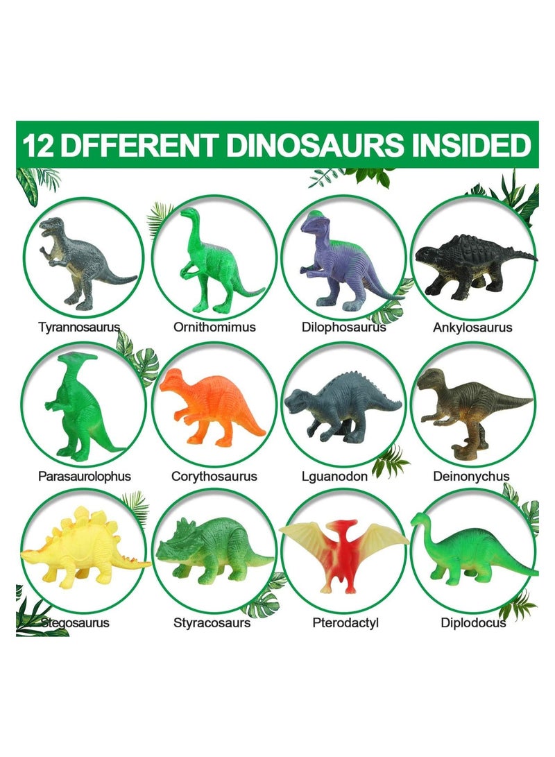 TOY GARDEN Dinosaur Eggs Dig Kit - 12 Pack Dino Egg Excavation STEM Toys for Kids | Discover Different Dinos Archaeology & Paleontology Toy | Ideal Gift for Boys & Girls - Image 3