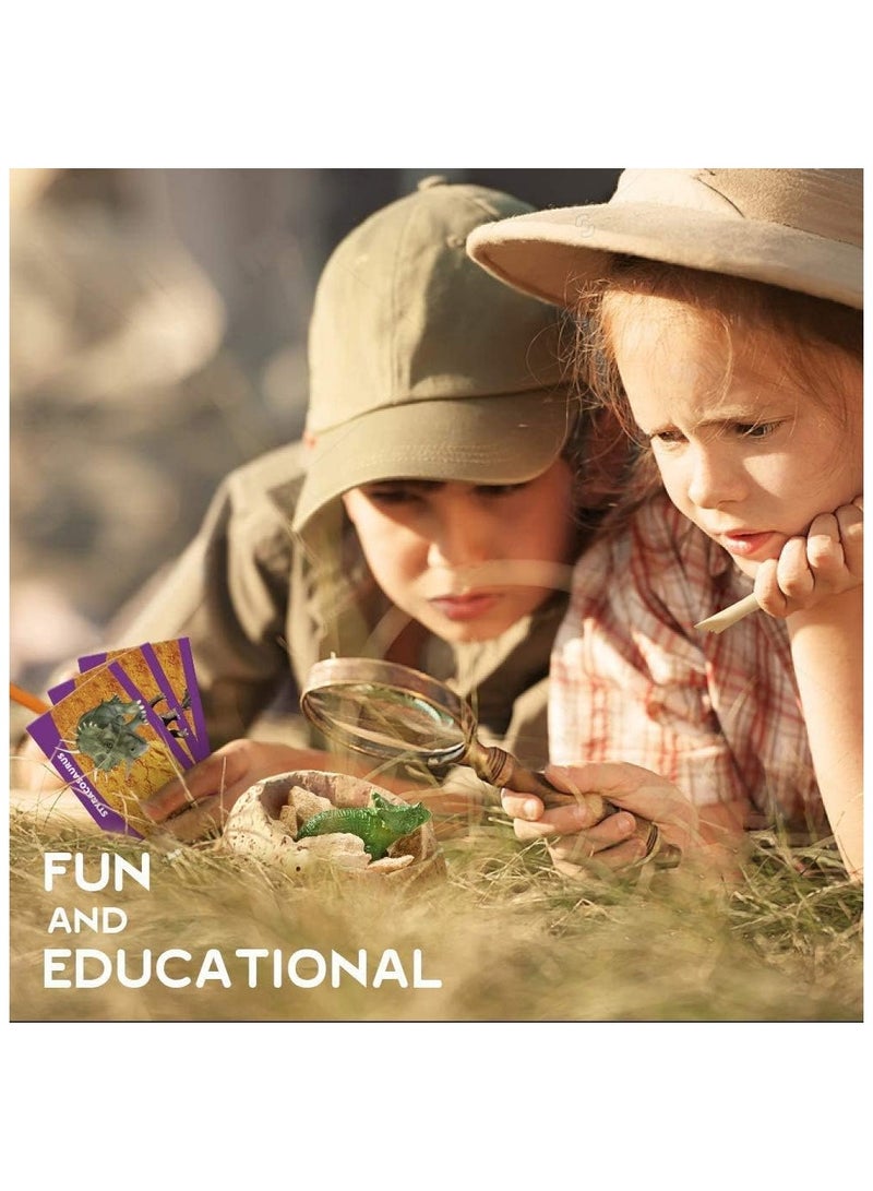 TOY GARDEN Dinosaur Eggs Dig Kit - 12 Pack Dino Egg Excavation STEM Toys for Kids | Discover Different Dinos Archaeology & Paleontology Toy | Ideal Gift for Boys & Girls - Image 5