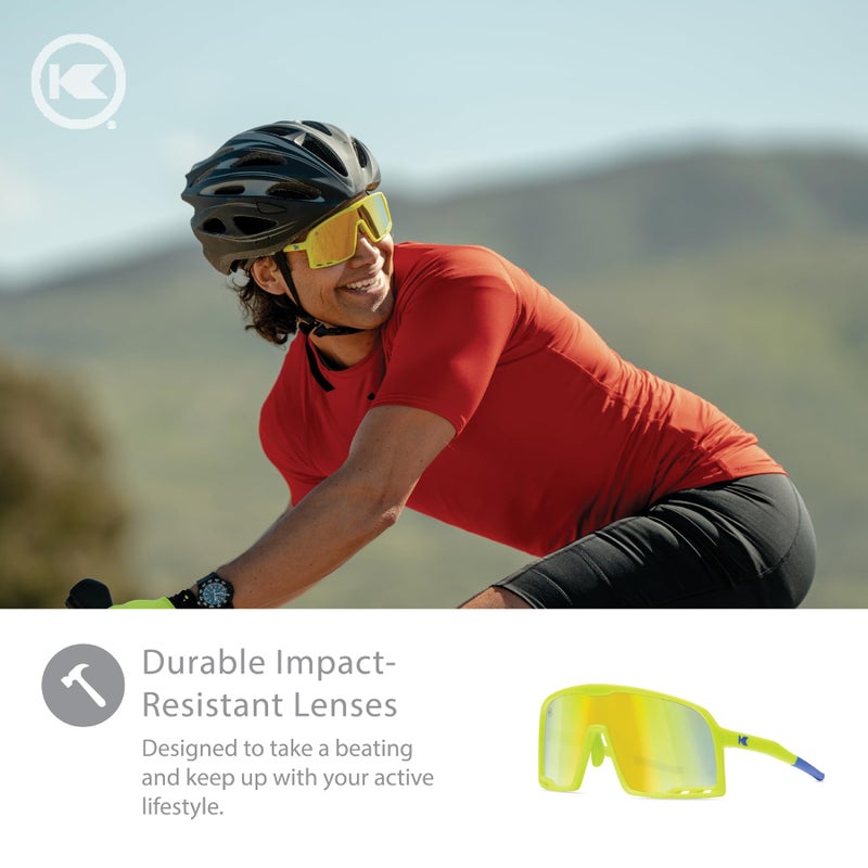 Knockaround Campeones Sport Sunglasses for Men & Women - Shield Sunglasses - UV400 Protection - Baseball, Cycling & Running - Image 4