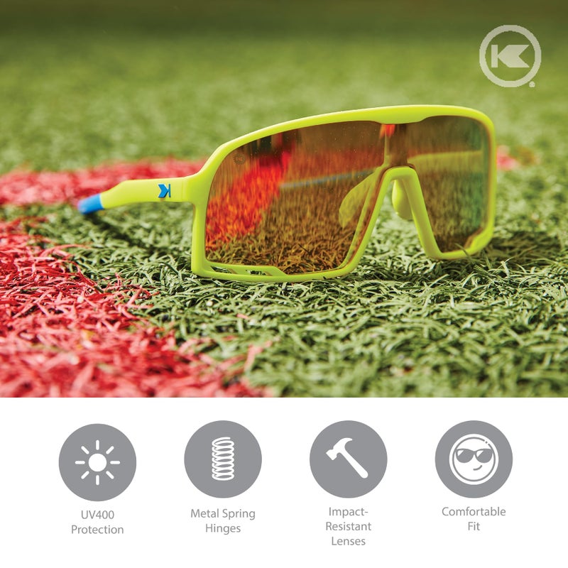 Knockaround Campeones Sport Sunglasses for Men & Women - Shield Sunglasses - UV400 Protection - Baseball, Cycling & Running - Image 2