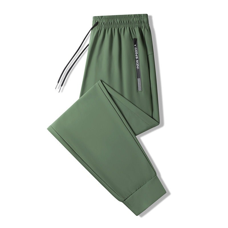 Qi Ta Men's & Women's Quick-Dry Straight Leg Pants – Summer Casual Sports Trousers with High Stretch - Image 1