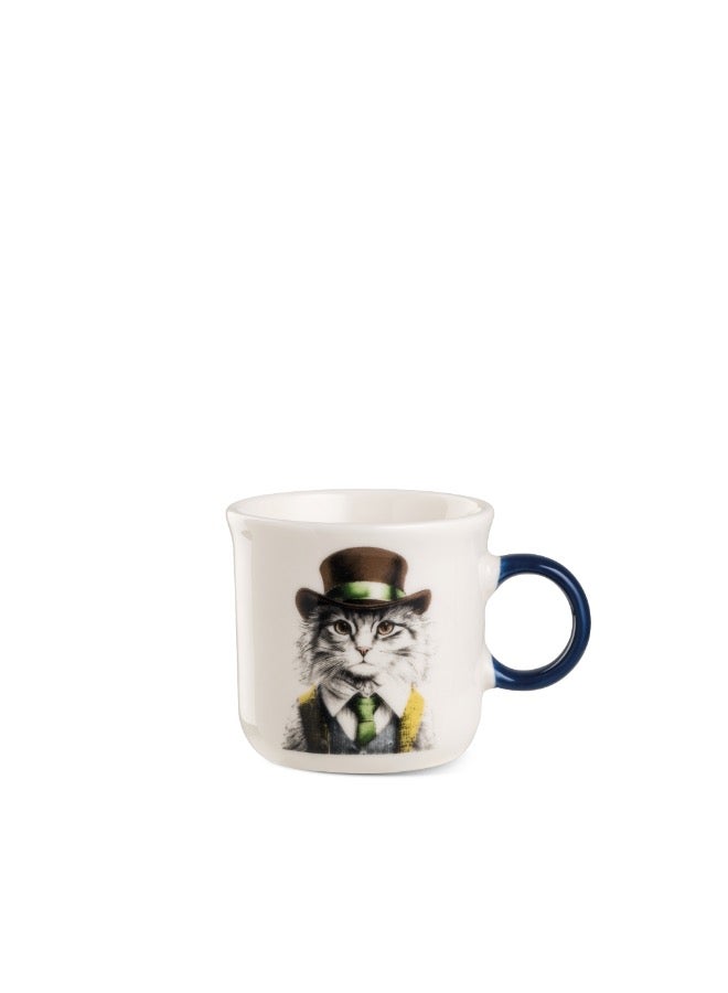 EGAN Mini Mug Human Essence Cat 80ml New Bone China Dishwasher & Microwave Safe 