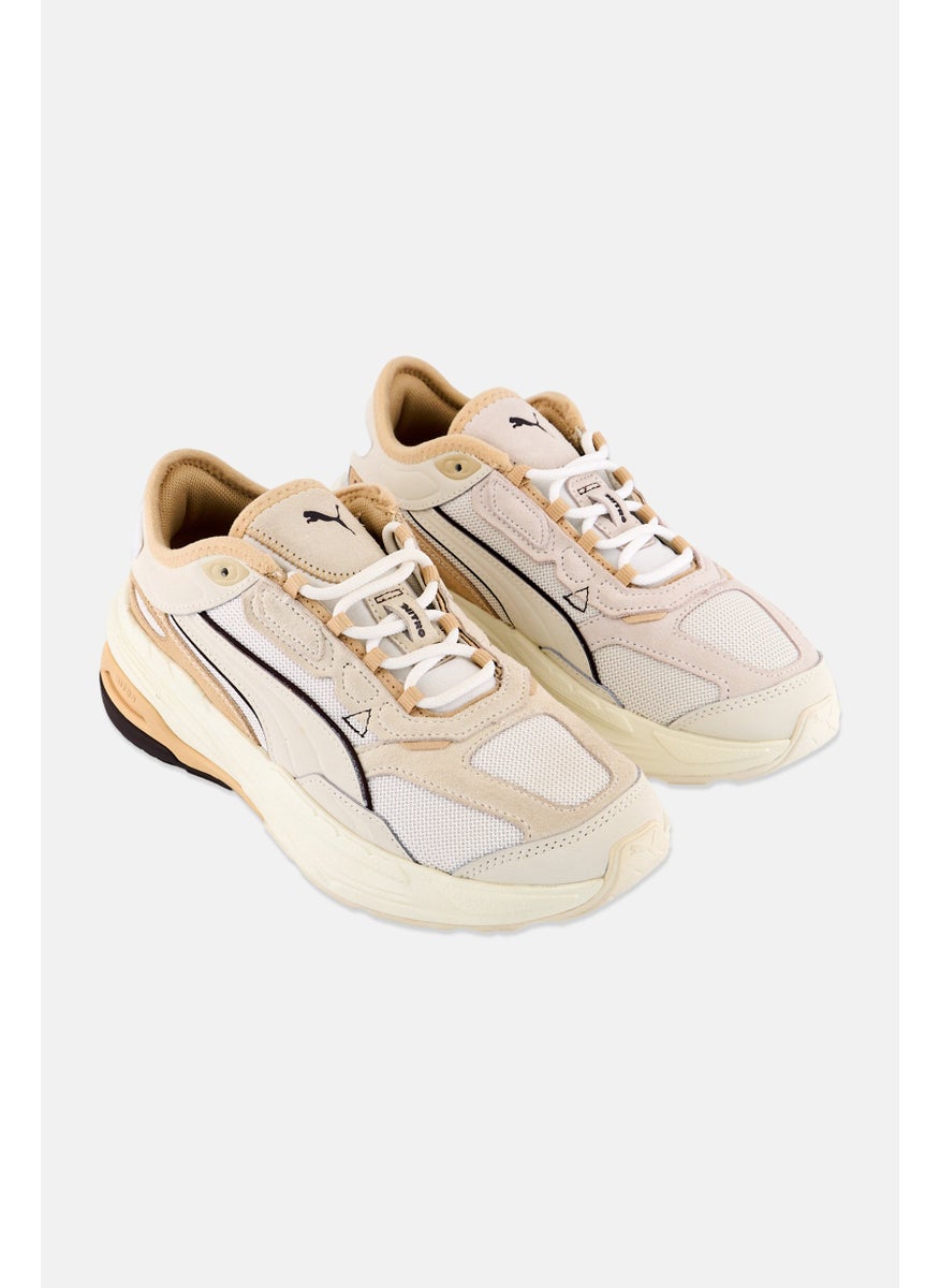 PUMA Kids Boy Extent Nitro Lace Up Outdoor Shoes, Cream  - Image 1