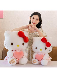 Generic Cartoon Love KT Cat Doll Kaidi Cat Plush Toy Gauze Skirt Sitting Bow Cat Doll Children's Gift-Color:Pink-Height:45cm【0.65kg】  - Image 5