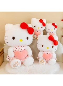Generic Cartoon Love KT Cat Doll Kaidi Cat Plush Toy Gauze Skirt Sitting Bow Cat Doll Children's Gift-Color:Pink-Height:45cm【0.65kg】  - Image 2