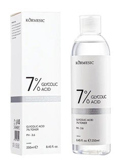 Kormesic 7% Glycolic Acid Toner Refreshing Toner Water Nourish Sooths Skin 250ml  - Image 1