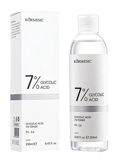 7% Glycolic Acid Toner Refreshing Toner Water Nourish Sooths Skin 250ml