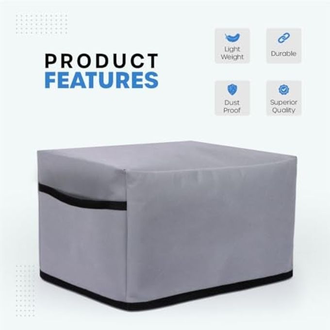Ultra Dust Proof Water Resistant Kitchen Wet Grinder Cover for 2 Litre Table Top Ultra Perfect S | Ultra Perfect Plus Grey - Image 2