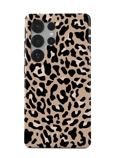 BURGA Samsung Galaxy S25 Ultra Case, 2 Piece Hard Shell + TPU Silicone Interior, Shock Absorption, All Port Accessible, Raised Bezel For Screen & Camera Protection, Never Fading HQ Print,Pure Instinct zebra print case