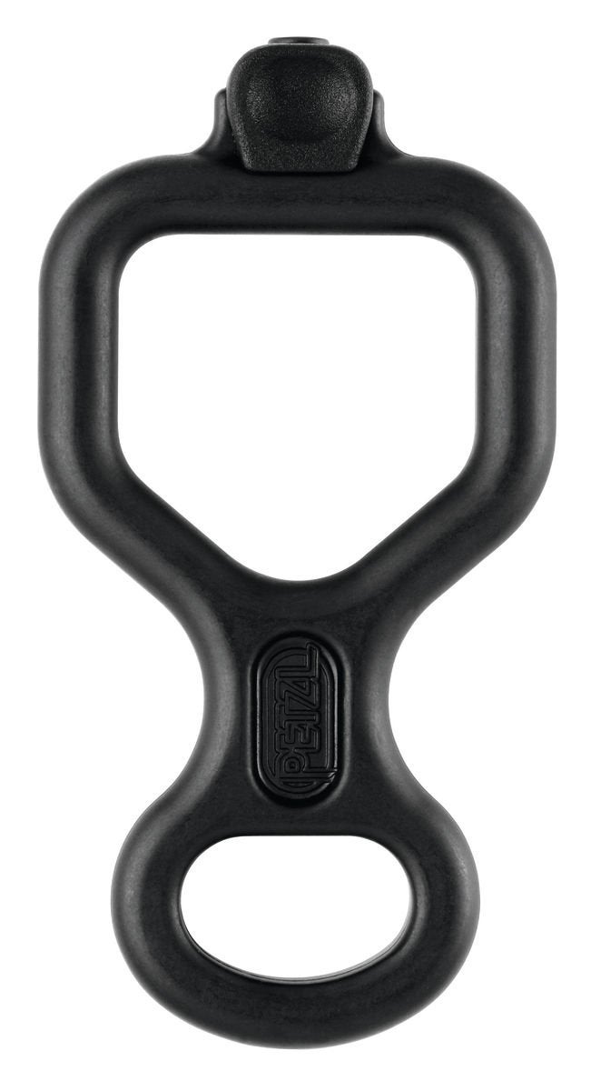 Petzl HUIT ANTIBRULURE Descender - Figure 8 Descender with Anti-Burn Grip for One or Two Rope Strands While Rappelling