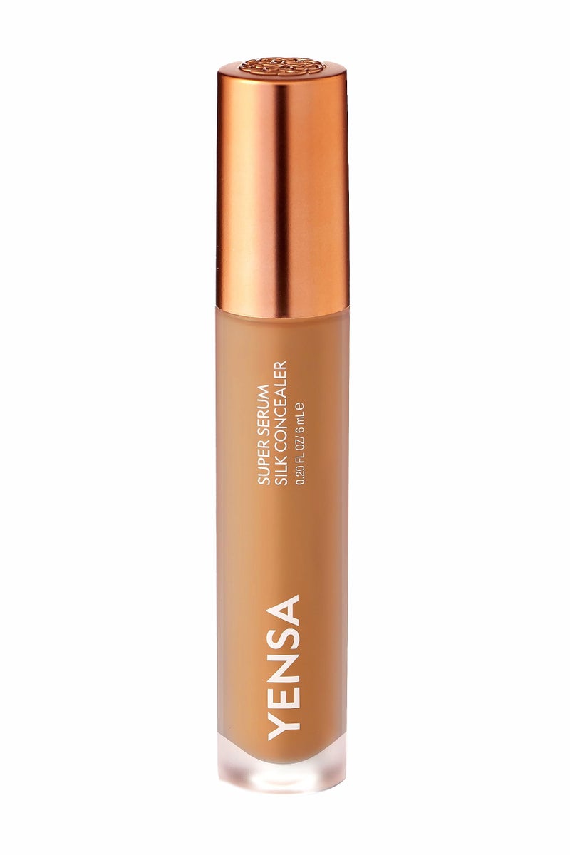 YENSA Super Serum Silk Concealer Full Coverage Undereye Concealer Peptides Serum for Face Enriched with Vitamins C E Bakuchiol Superfoods to Boost Radiance Tan 1 02 Fl oz