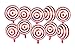 SummitLink Pack of 10 Target Style Balloons PE Helium Foil Balloon Mylar Round 20 - Image 4