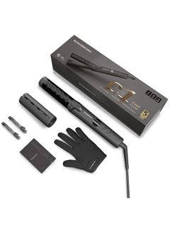 Rush Brush Rush Brush C1 Cool Curler Titanium Plates , 220C , Cool Air Flow Vent ,Cool Air System,360° Swivel Cord (2m),With 5 temperature settings - RB-C1Cool-Black  - Image 4