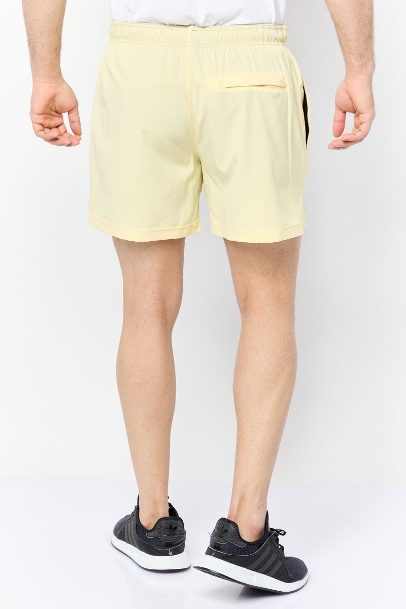 Mister Men 5 Inseam Sportswear Fit Training Shorts, Neon Yellow - Image 2