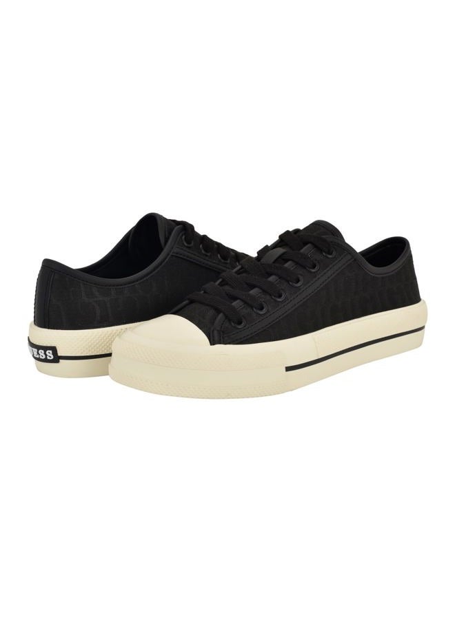GUESS حذاء رياضي نسائي كاري، شعار أسود 001، 42 EU - Image 2