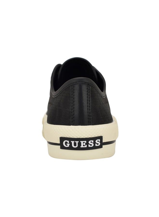 GUESS حذاء رياضي نسائي كاري، شعار أسود 001، 42 EU - Image 3